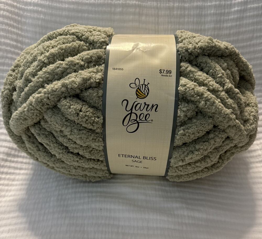New Yarn Bee Eternal Bliss SAGE 28 Yds 8oz Yarn Crochet Knitting Knit